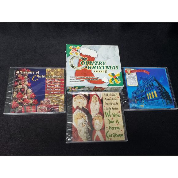 Country Christmas Music Volume 2 Box Set 3 CD's | Reba McEntire Jimmy Buffett - Picture 2 of 6